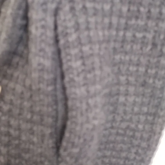 Vince Dark Grey Textured Sweater With Tie Cashmere Blend Size XS - Picture 9 of 14